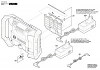 Bosch 3 601 D29 201 Gpb 12V-10 Power Radio Box / Eu Spare Parts